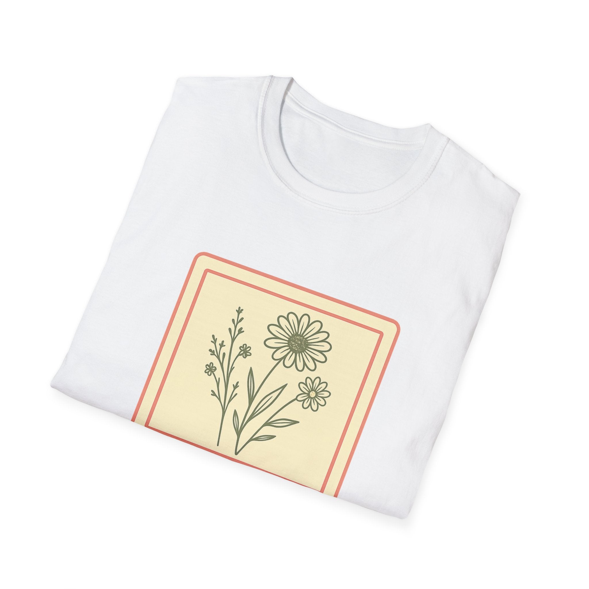 Wildflower Soul Unisex T-Shirt - Softstyle Floral Tee, Nature Lover Shirt, Casual Everyday Wear, Gift for Her, Bohemian Vibes
